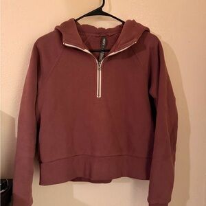 Vuori Women's Dusty Rose Half-Zip Hoodie